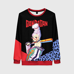 Свитшот женский Дандадан: Бабушка медиум, цвет: 3D-красный