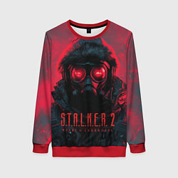Женский свитшот Stalker 2 в противогазе