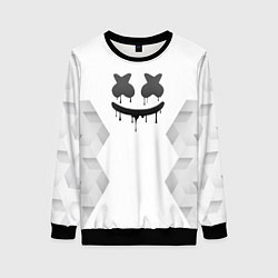 Женский свитшот Marshmello white poly