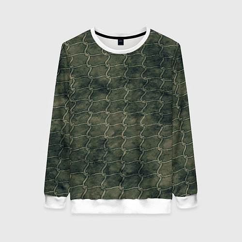 Женский свитшот Морская сеть / 3D-Белый – фото 1