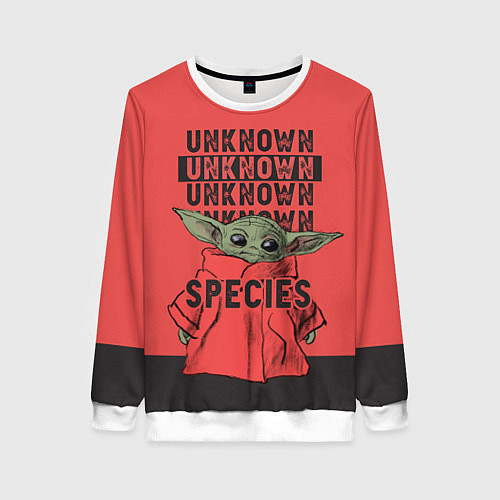 Женский свитшот Грогу / 3D-Белый – фото 1