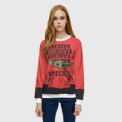 Свитшот женский Грогу, цвет: 3D-белый — фото 2