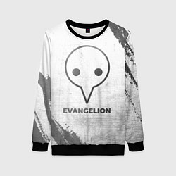 Женский свитшот Evangelion - white gradient