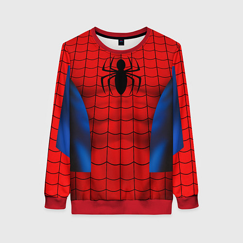 Женский свитшот Человек-паук верх / 3D-Красный – фото 1