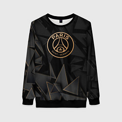 Свитшот женский PSG golden poly, цвет: 3D-черный
