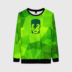 Женский свитшот David Bowie green poly