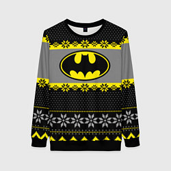 Женский свитшот Бэтмен новогодний