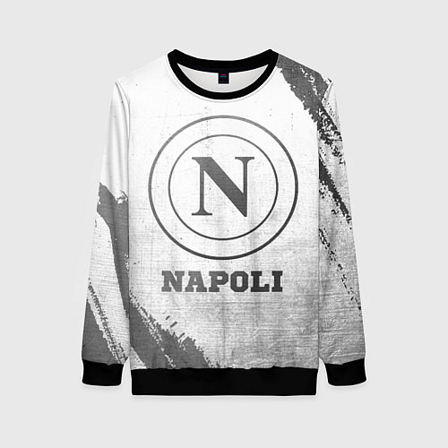 Женский свитшот Napoli - white gradient / 3D-Черный – фото 1