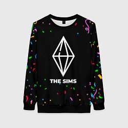 Женский свитшот The Sims конфети