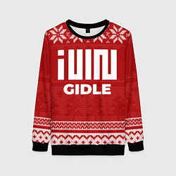 Женский свитшот Новогодний Gidle