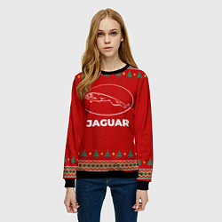 Свитшот женский Jaguar new year, цвет: 3D-черный — фото 2