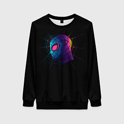 Женский свитшот Неоновый человек паук