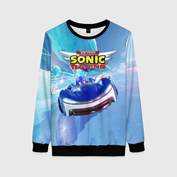 Женский свитшот Team Sonic racing - speed