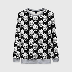 Женский свитшот Funny terrifier clown Art