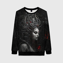 Женский свитшот Биокибернетическая ведьма