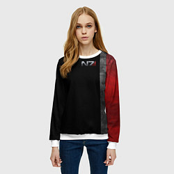 Свитшот женский Shepard N7, цвет: 3D-белый — фото 2
