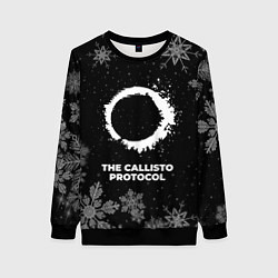 Свитшот женский Снежный The Callisto Protocol, цвет: 3D-черный