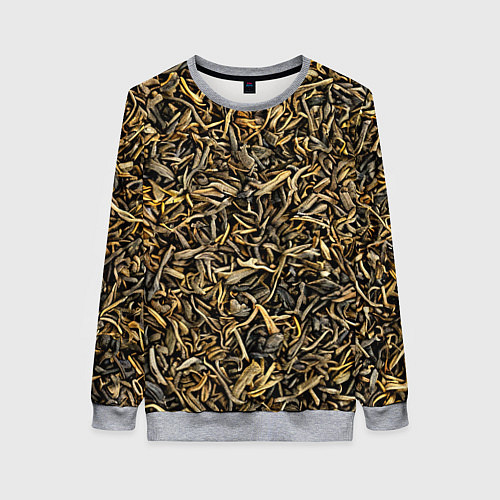 Женский свитшот Чай / 3D-Меланж – фото 1