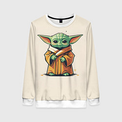 Женский свитшот Малыш Грогу - Мандолорец