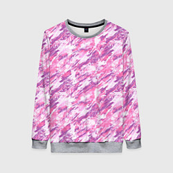 Женский свитшот Абстрактный узор отпечатки краски