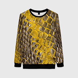 Женский свитшот Красивая кожа змеи