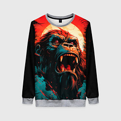 Женский свитшот King Kong roar