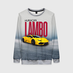 Женский свитшот Итальянский суперкар Lambo Huracan