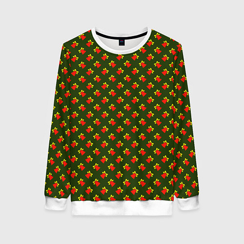 Женский свитшот Звонкие колокольчики / 3D-Белый – фото 1