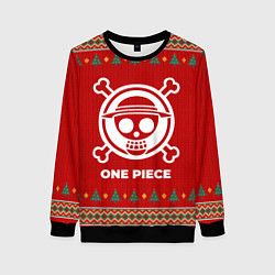 Женский свитшот One Piece new year