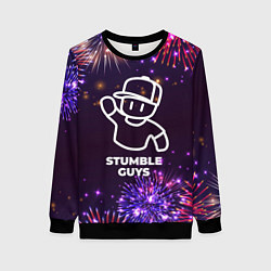 Женский свитшот Праздничный Stumble Guys