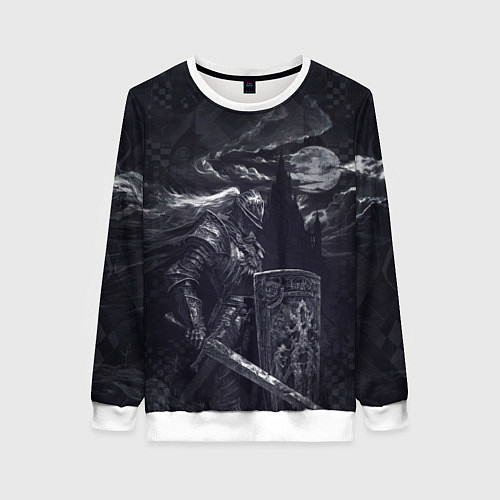 Женский свитшот Рыцарь без страха и упрека / 3D-Белый – фото 1