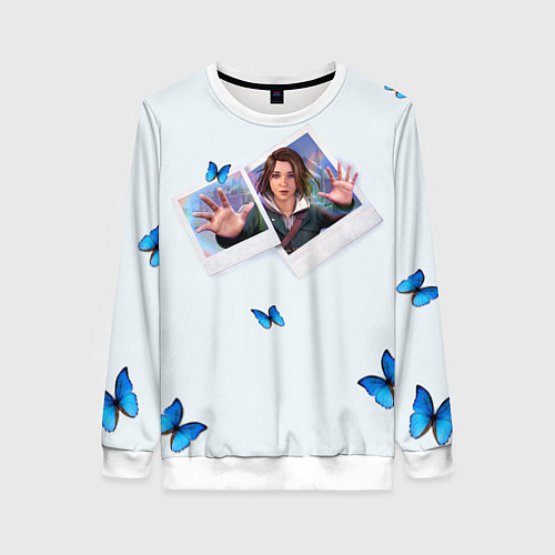 Женский свитшот Life is strange: double exposure / 3D-Белый – фото 1