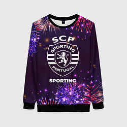 Женский свитшот Праздничный Sporting