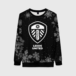 Женский свитшот Снежный Leeds United