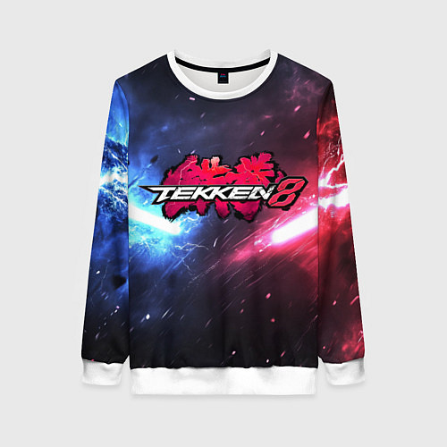 Женский свитшот Сопротивление в Tekken 8 / 3D-Белый – фото 1