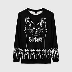 Женский свитшот Slipknot: cat rock
