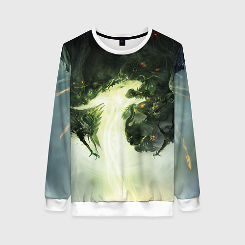 Женский свитшот Illustration Dragon Age Inquisition / 3D-Белый – фото 1