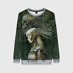 Женский свитшот Костяной андроид