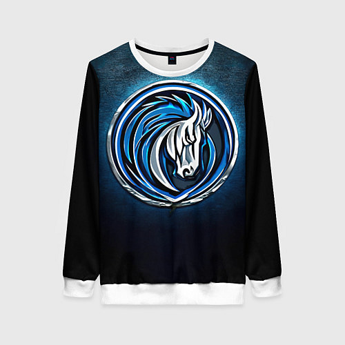 Женский свитшот Даллас Маверикс / 3D-Белый – фото 1