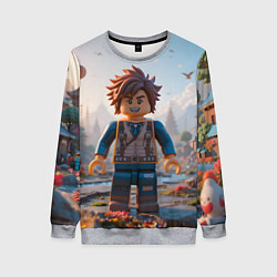 Женский свитшот Роблокс в игровой стране