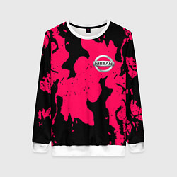 Женский свитшот Nissan fire pink