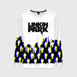 Свитшот женский Linkin park human, цвет: 3D-белый