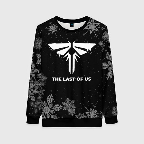 Женский свитшот Снежный The Last Of Us / 3D-Черный – фото 1