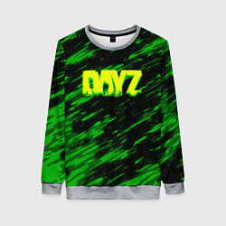 Свитшот женский Dayz кислотное лого краски, цвет: 3D-меланж