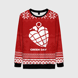 Женский свитшот Новогодний Green Day