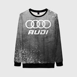 Женский свитшот Audi - grey gradient