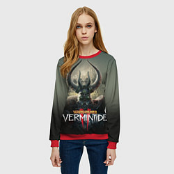 Свитшот женский Warhammer - Vermintide 2, цвет: 3D-красный — фото 2