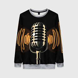 Женский свитшот Микрофон и звук