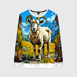 Женский свитшот Горный козел