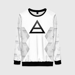 Женский свитшот Thirty Seconds to Mars white poly